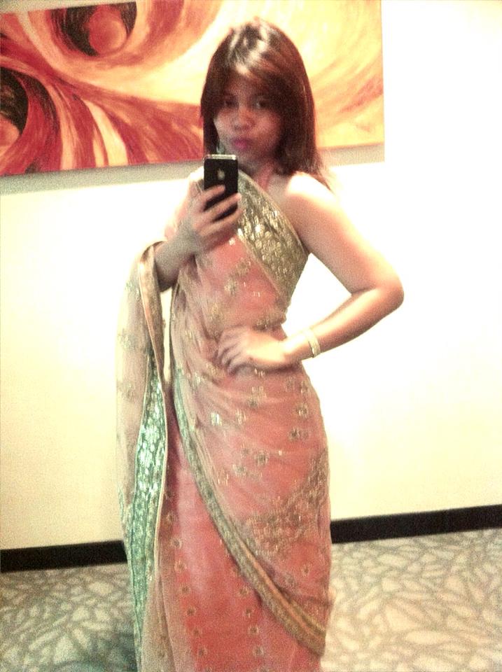 Vain in Saree